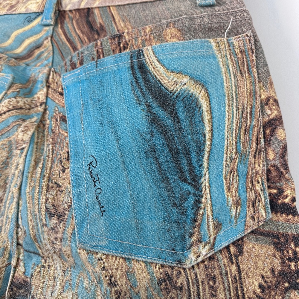 Roberto Cavalli Rare Vintage Printed Jeans - Picture 7 of 10